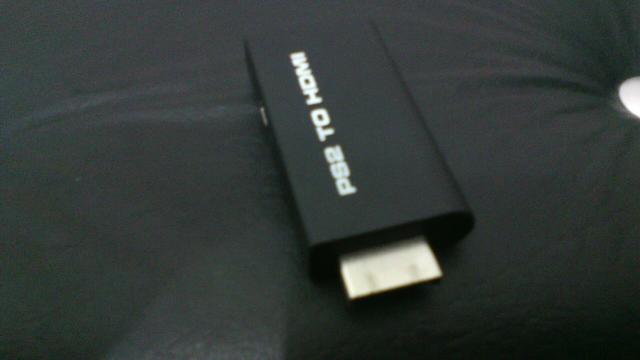 Conversor para PlayStation 2 entrada HDMI imagem fica bem
