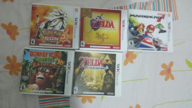 Jogos 3ds R$80/cada