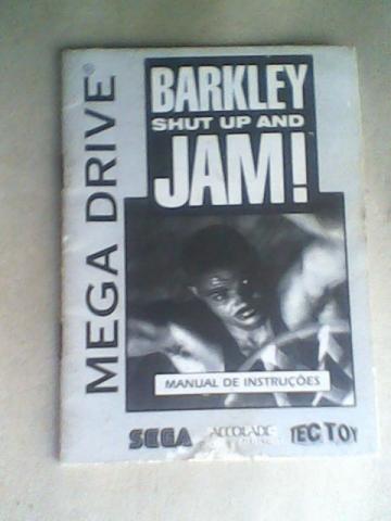 Manual Jogo Barkley Jam - Mega Drive
