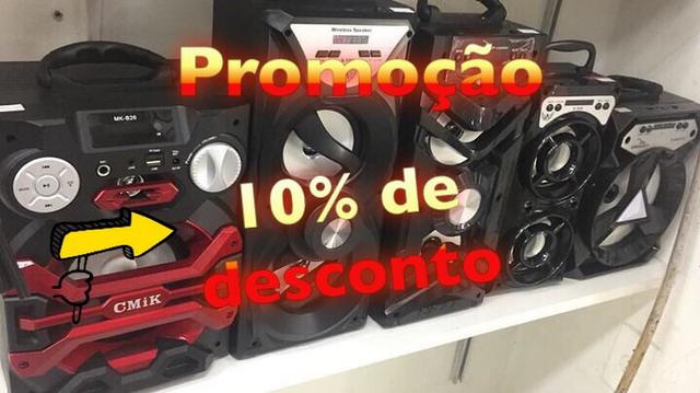 Promoção caixinha de som portátil