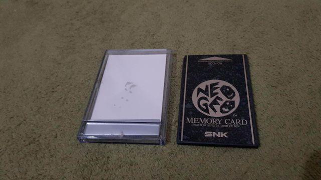 Raro memory card do neo geo aes na case
