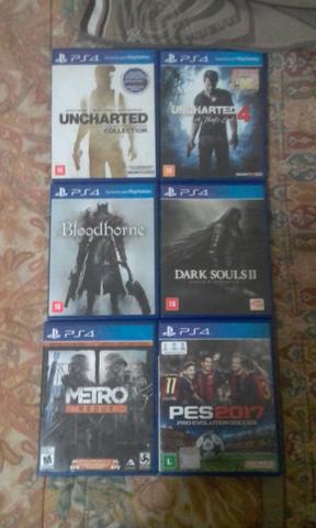 Uncharted 4,Uncharted collection,Metro Redux,Bloodborne,Dark