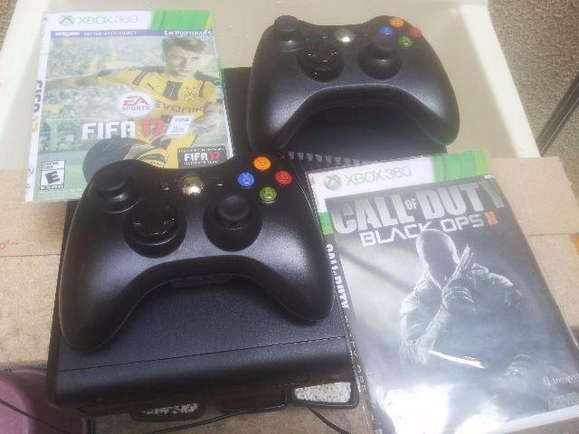 Xbox 360 destravado + volante + jogos