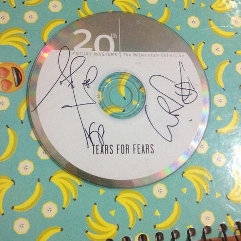 CD Tears for Fears Autografado