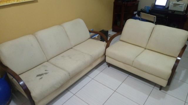 Lindo Sofá de 2 e 3 lugares comprado na Tok Stok