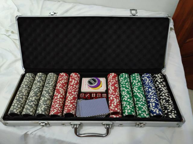 Maleta de poker 500 fichas