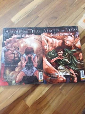 Mangá Ataque dos Titãs - Antes da Queda