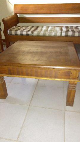 Mesa de centro madeira maciça
