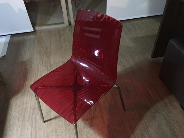 Cadeira italiana vermelha - 2unidades