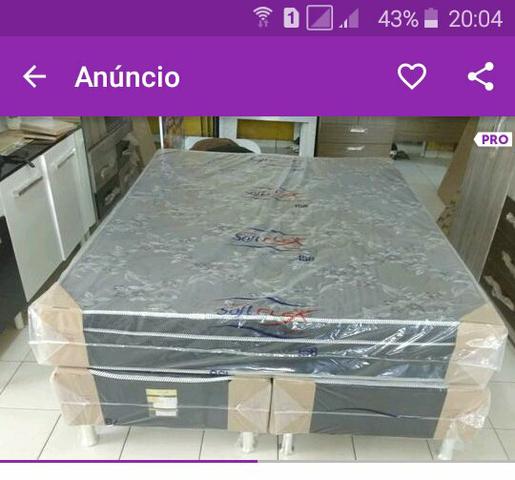 (Conjunto Box Casal Queen Molas Ensacadas)