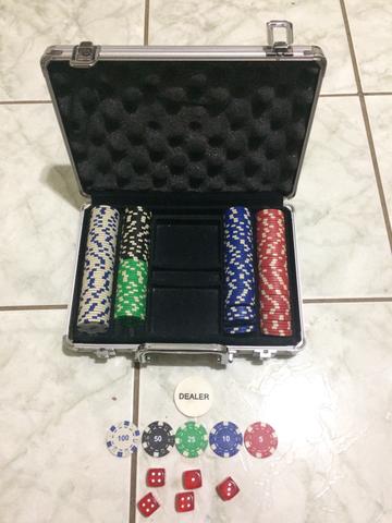 Maleta de Poker - Jogo de Poker - Aceito Cartão de