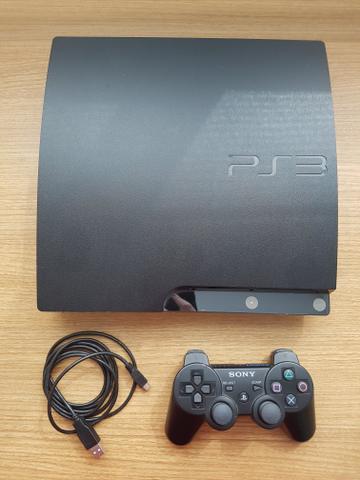 PlayStation 3 + 1 Controle Remoto + 3 Jogos