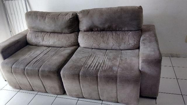 Sofá cama, dois lugares, usado