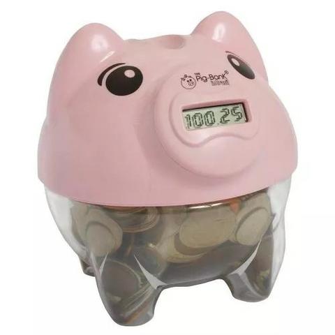 Cofre Pig Bank Contador de moedas