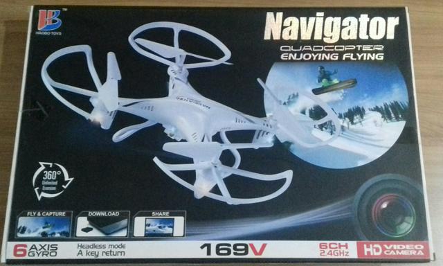 Drone navigator com câmera hd usb