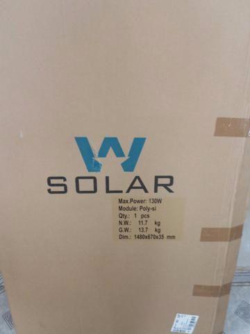 Placas Fotovoltaica 130Watts Nova