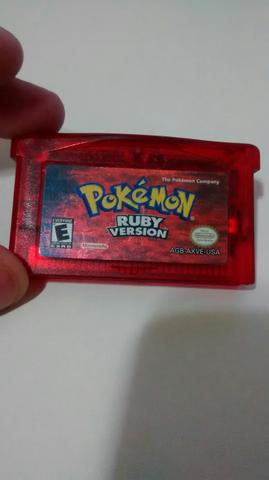 Pokémon Ruby Americano Salvando Perfeito Game Boy Advance