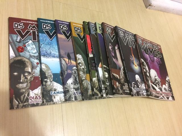 Quadrinhos encadernados The Walking Dead vol. 1 a 10