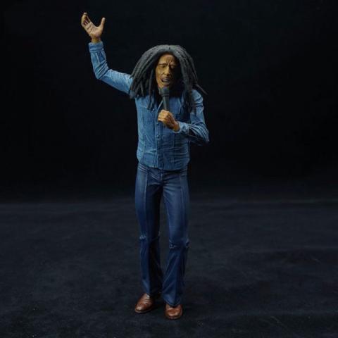 Boneco Bob Marley 18cm Novo - Espetacular