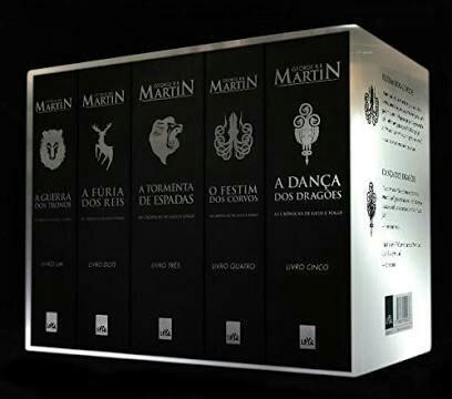 Box prata Crônicas gelo e fogo