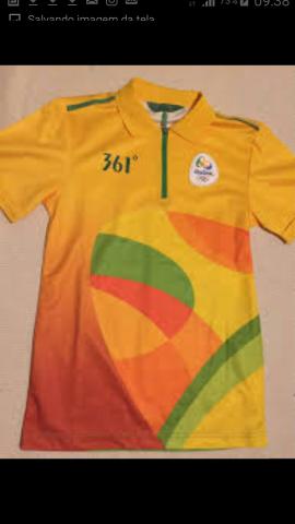 Camisas de Voluntários dos Jogos Olímpicos Rio 