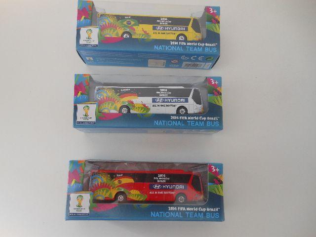 Coleção de mini Ônibus Copa do Mundo 