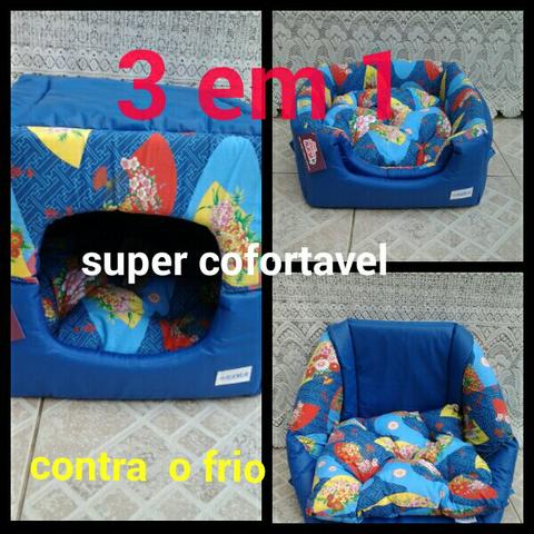 Cubo 3 em 1 para cachorros. GG: 45 x 50 cm. perfeito para o