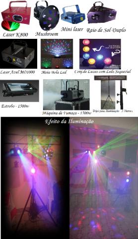 Iluminações para Djs e Festas