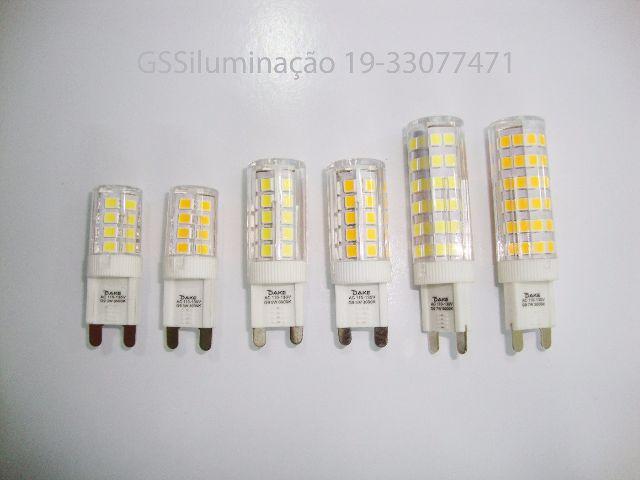 Lâmpadas Led Halopim G9 3w, 5w e 7w 127v Branco Frio ou