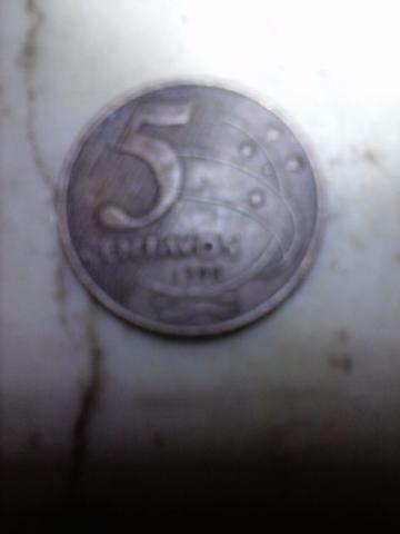 Moeda 5 centavos rara 