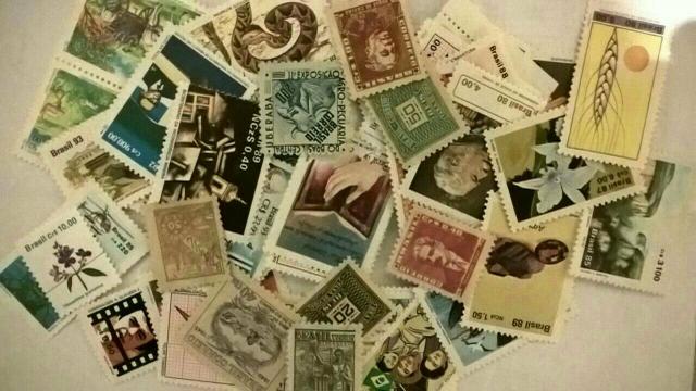 Selos Nacionais diversos anos ótimo estado