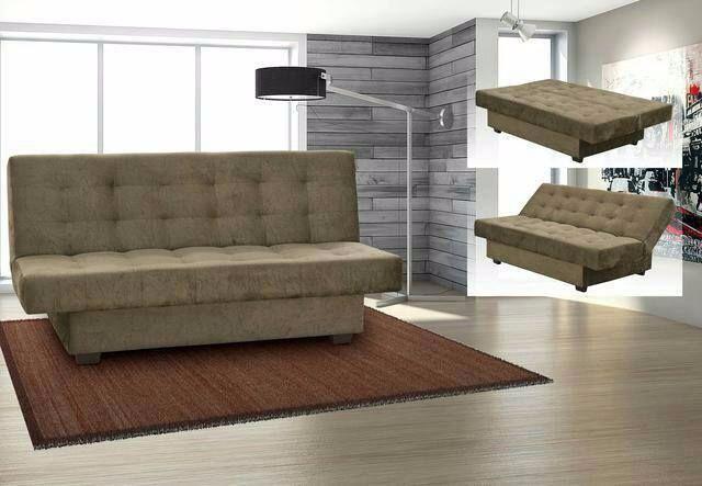 Sofá Cama 3 Lugares Laila Luxo