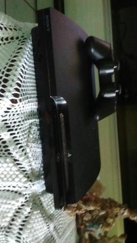 V ou t ps3 com 4 jogos e um controle