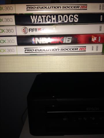 Xbox 360 + kinect + 1 controle + 6 jogos