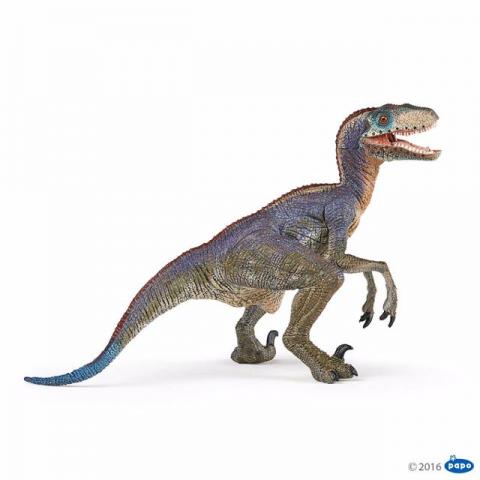 Dinossauro Papo - Velociraptor Azul 