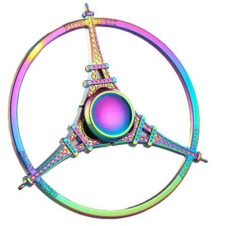Fidget Spinner anti stress metal Torre Eiffel