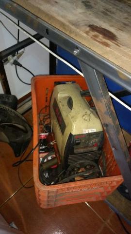 Maguina de solda e compressor