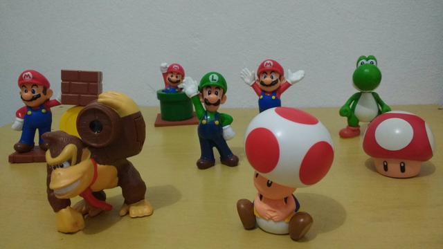 Miniaturas Super Mario Mc Donald's 08 peças