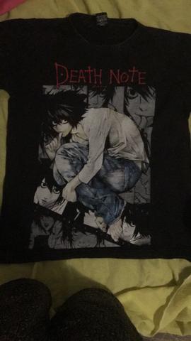 Vendo camisa do L anime Death Note