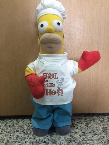 Boneco Homer Simpsons Pelucia