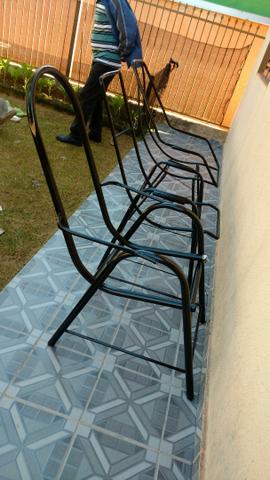 Cadeiras de area c/ acento duplo