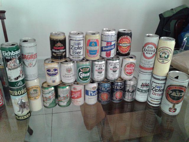 Coleção de Latas de Coca e outros