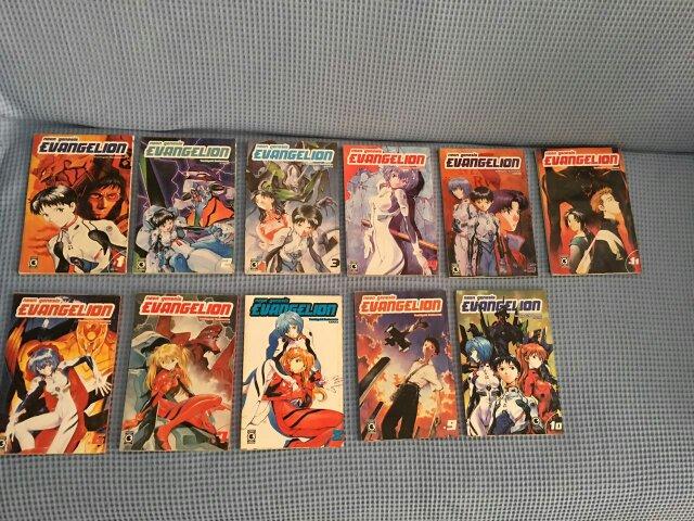 Coleção mangá Evangelion 11 exemplares edição de