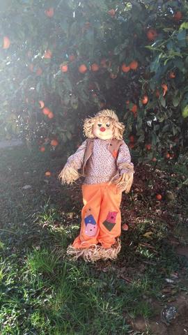 Espantalho para horta