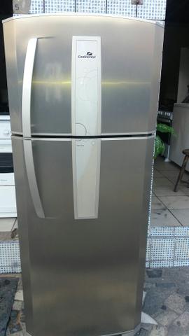 Geladeira Continental frosfri inox.