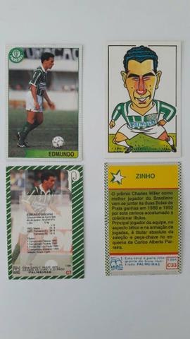 Incrível coleção completa de 34 cards Palmeiras  -