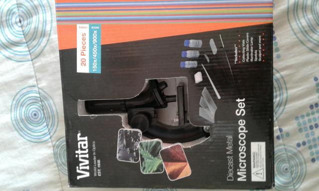 Microscópio usado mas conservado