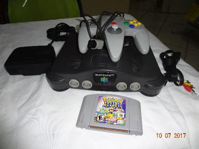 Nintendo 64 Cinza Original + 01 Jogo Original + Ctrl