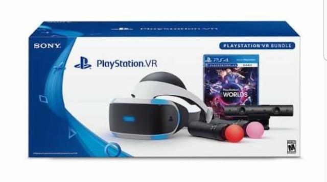 Playstation vr bundke + ps4 câmera + 2 move + 2 JOGOS ATÉ