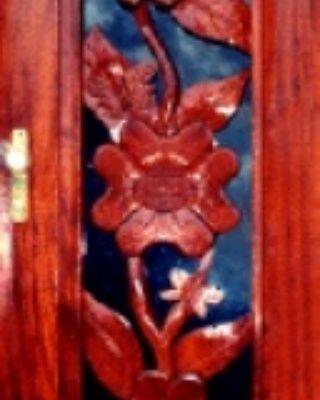 Portas artesanais com vidro/espelho